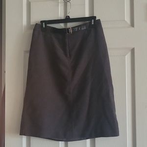 The Limited Women's Size 6 Skirt Gray Knee Length Pencil Fleece